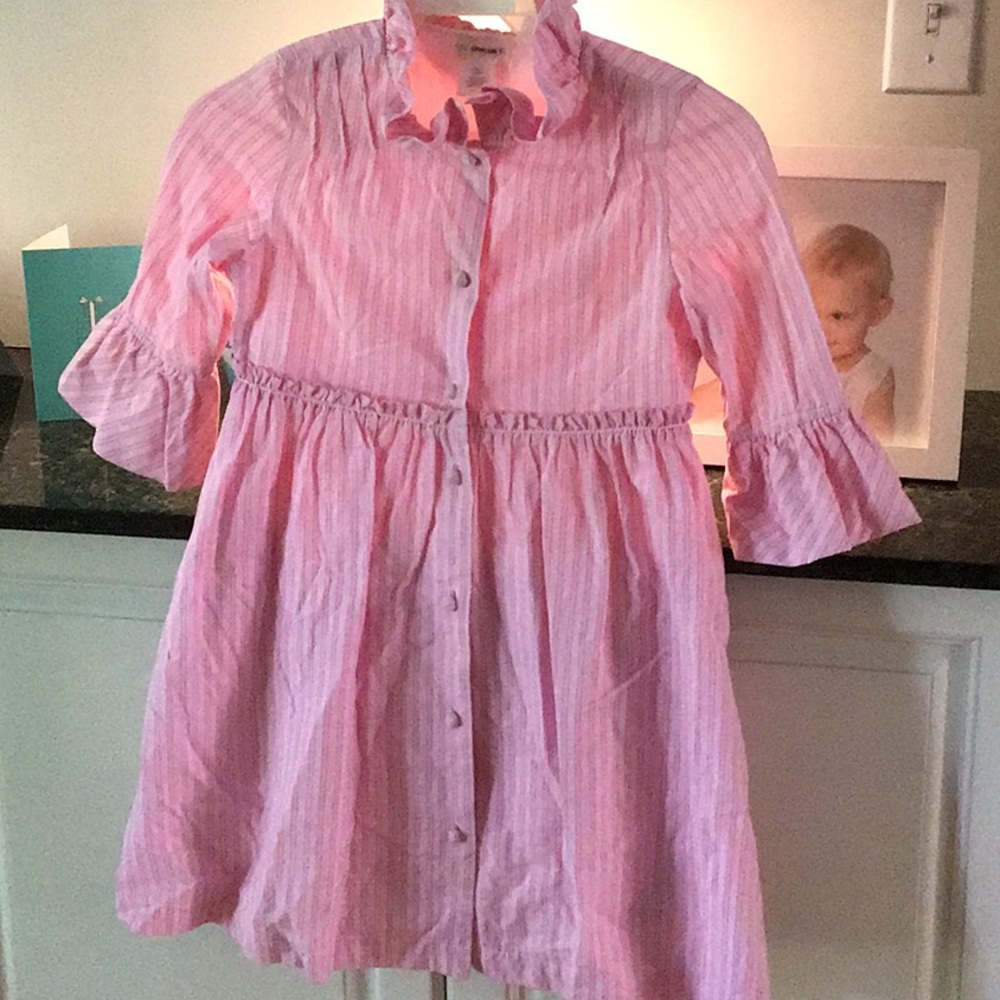 NWOT Jcrew beautiful pink and white stripes dress